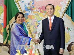Hoạt động tiếp xúc song phương của Chủ tịch nước Trần Đại Quang tại Bangladesh