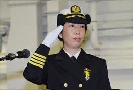 Nhật Bản lần đầu có nữ chỉ huy hạm đội tàu chiến 