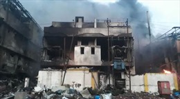 Cháy khu công nghiệp tại Ấn Độ, hàng chục người thương vong