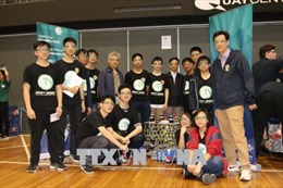 Học sinh Việt Nam tranh tài tại giải First Robotics ở Australia