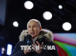 Lãnh đạo thế giới chúc mừng ông Putin tái đắc cử tổng thống Nga