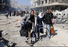Nga xác nhận 73.000 người dân Syria đã sơ tán khỏi Đông Ghouta