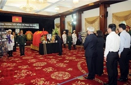 Cử hành trọng thể lễ viếng nguyên Thủ tướng Phan Văn Khải 