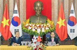 Tổng thống Hàn Quốc Moon Jae-in kết thúc chuyến thăm cấp Nhà nước tới Việt Nam
