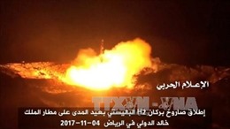 Phiến quân Houthi tấn công nhiều mục tiêu ở Saudi Arabia