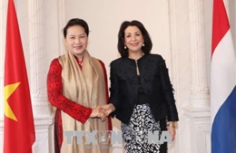Chủ tịch Hạ viện Hà Lan đón, hội đàm với Chủ tịch Quốc hội Nguyễn Thị Kim Ngân