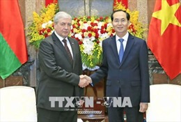 Chủ tịch nước Trần Đại Quang tiếp Phó Thủ tướng Cộng hòa Belarus