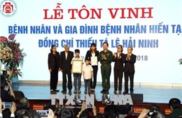 Tri ân Thiếu tá Lê Hải Ninh - người hiến tạng cứu 6 người bệnh