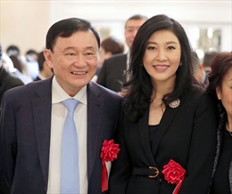 Đang sống lưu vong, hai anh em cựu Thủ tướng Thaksin cùng dự tiệc ở Tokyo