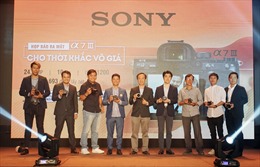 Sony Việt Nam ra mắt dòng máy ảnh không gương lật ấn tượng α7 III