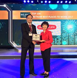 Dai-ichi Life đạt Top 4 &#39;Nơi làm việc tốt nhất ngành bảo hiểm Việt Nam&#39;