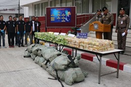 Thái Lan triệt phá đường dây buôn ma túy đá quy mô lớn