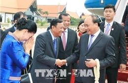 Thủ tướng bắt đầu chương trình Hội nghị cấp cao Ủy hội sông Mekong quốc tế