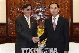 Chủ tịch nước Trần Đại Quang tiếp Đại sứ Thái Lan chào kết thúc nhiệm kỳ 