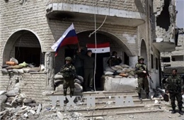 Quân đội Syria không kích thị trấn Douma ở Đông Ghouta 
