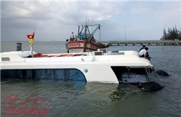 Trục vớt để điều tra nguyên nhân tàu cao tốc Greenlines DP bị chìm trên biển Cần Giờ