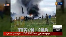 Algeria tổ chức quốc tang 3 ngày tưởng nhớ nạn nhân vụ rơi máy bay quân sự