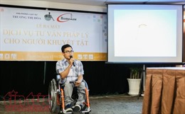 Ra mắt dịch vụ tư vấn pháp lý miễn phí cho người khuyết tật