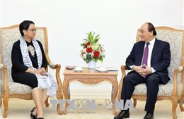 Thủ tướng Nguyễn Xuân Phúc tiếp Bộ trưởng Ngoại giao Indonesia 