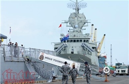 Ngắm trang bị trên 3 tàu Hải quân Hoàng gia Australia vừa cập cảng Sài Gòn