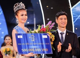 Nguyễn Thị Kim Ngọc đăng quang Hoa hậu biển Việt Nam toàn cầu năm 2018