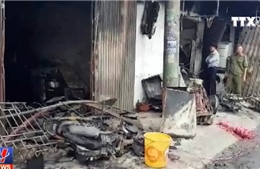 3 mẹ con tử vong thương tâm trong căn nhà cháy rụi tại Nam Định