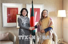 Phó Chủ tịch nước Đặng Thị Ngọc Thịnh gặp Thủ tướng Bangladesh