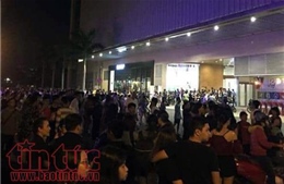 Chuông báo cháy Trung tâm thương mại Cresent Mall kêu vang, hàng trăm người tháo chạy