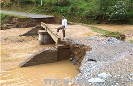 Hà Giang: Khẩn trương khắc phục hậu quả do mưa lũ gây ra tại huyện Bắc Mê