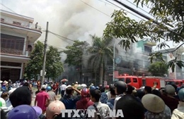 Quảng Ninh: Dập tắt đám cháy tại siêu thị ở huyện Hải Hà 