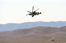 Trực thăng chiến đấu ‘Cá sấu&#39; K-52 của Nga rơi tại Syria