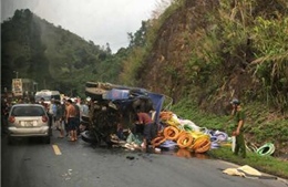 4 người thương vong trong vụ tai nạn nghiêm trọng trên Quốc lộ 6