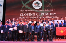 Việt Nam xuất sắc giành 4 Huy chương Vàng tại Olympic Vật lý châu Á lần thứ 19
