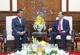 Chủ tịch nước Trần Đại Quang tiếp Thứ trưởng Bộ An ninh Lào