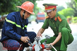 Hình ảnh những người lính PCCC Ninh Bình