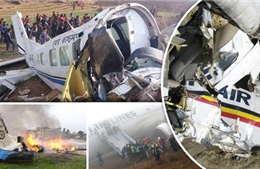 Rơi máy bay tại Nepal, 2 phi công thiệt mạng