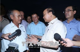Thủ tướng kiểm tra việc khắc phục sự cố môi trường biển tại Thừa Thiên Huế, Quảng Trị 