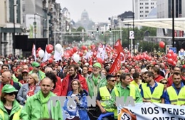 Bỉ: Hàng chục nghìn người biểu tình phản đối cải cách hưu trí 