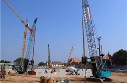 Đẩy nhanh tiến độ dự án xây dựng Nhà Quốc hội Lào 