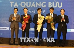 Ba nhà khoa học được trao Giải thưởng Tạ Quang Bửu năm 2018