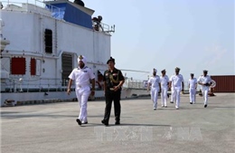 Ba tàu Hải quân Ấn Độ thăm thành phố Đà Nẵng 