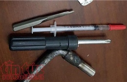 Tóm gọn tên trộm nhiễm HIV, mang theo kim tiêm để...phòng thân