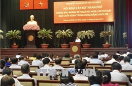 Thành ủy Thành phố Hồ Chí Minh thông báo kết quả Hội nghị Trung ương 7 khóa XII