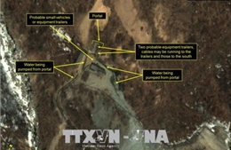 Hơn 5 giờ dỡ bỏ bãi thử hạt nhân Punggye-ri