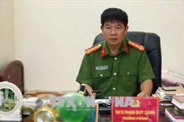 Thủ lĩnh lực lượng cảnh sát phòng chống tội phạm ma túy ở Điện Biên