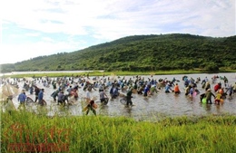Độc đáo lễ hội đánh bắt cá Đồng Hoa