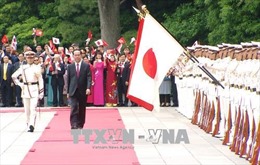 Lễ đón trọng thể Chủ tịch nước Trần Đại Quang thăm cấp Nhà nước Nhật Bản