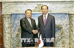 Chủ tịch nước Trần Đại Quang hội kiến Chủ tịch Hạ viện Nhật Bản 