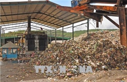 Hơn 3.000 tấn rác tồn đọng tại một nhà máy xử lý chất thải ở Đà Lạt