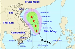 Áp thấp nhiệt đới khả năng mạnh thành bão, gió giật cấp 10 